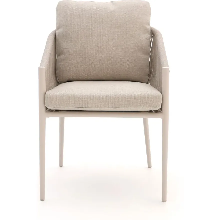 Bellagio tuinmeubelen Bellagio Mineo/Induno deens Ovaal 180cm dining tuinset 5-delig taupe, foto 5