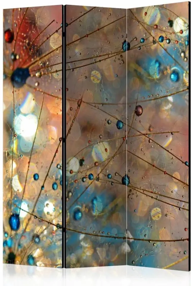 karo-art Vouwscherm - Kamerscherm - Magische wereld 135x172cm , gemonteerd geleverd, dubbelzijdig geprint Multikleur