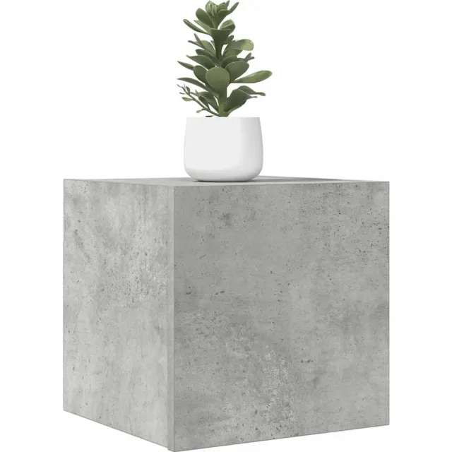vidaXL Tv-wandmeubelen 2 st 30,5x30x30 cm betongrijs