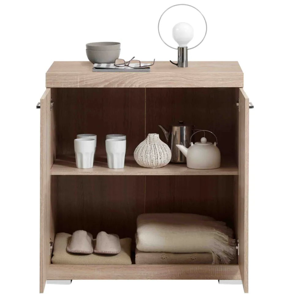 Opbergkast Hermes Eiken 80x35x90 cm - 1, foto 2