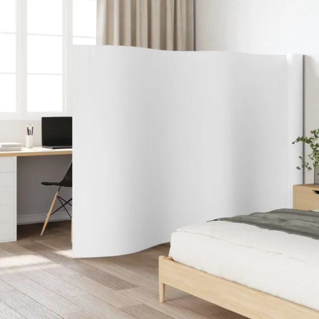vidaXL Kamerscherm breedte 800 cm hoogte 165 cm bamboe wit, foto 2