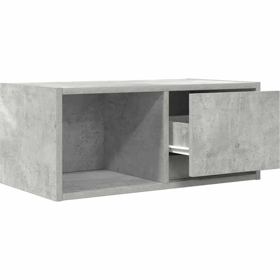 vidaXL Tv-meubels 2 st 60x31x25,5 cm bewerkt hout betongrijs grijs, foto 4