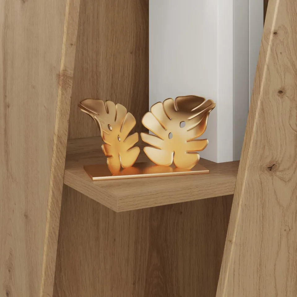 vidaXL Zijplank 33 x 32 x 70,5 cm Bewerkt hout Artisan Eiken, foto 4