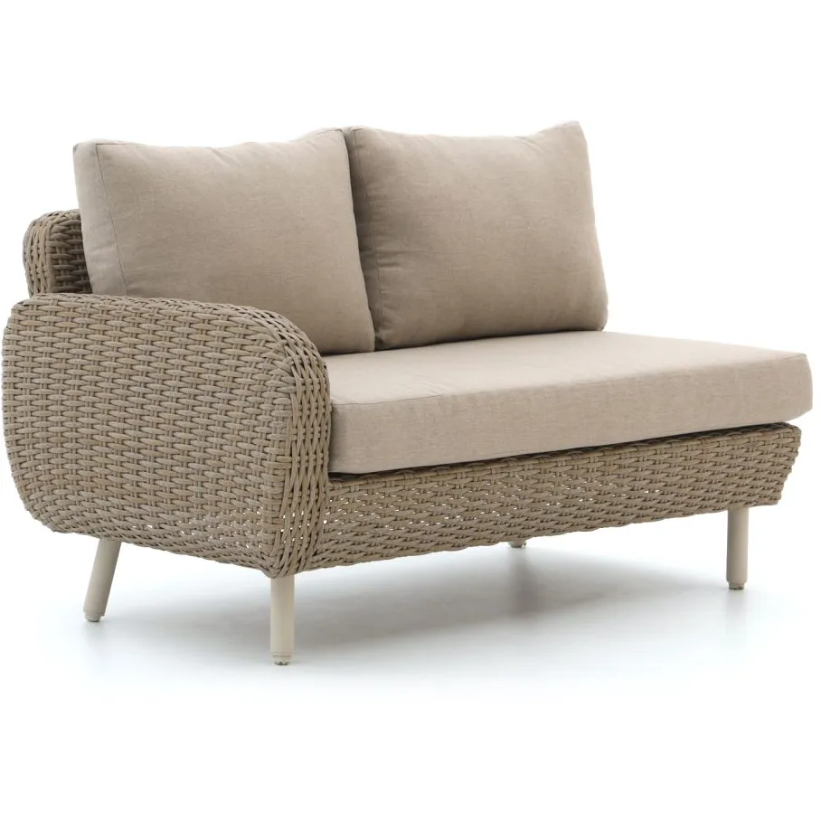 Intenso Furniture Intenso Suzzara/Rough-K lounge hoek loungeset 5-delig taupe, foto 2