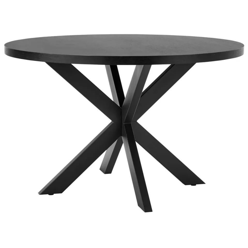 Giga Meubel Eettafel Vancouver Zwart Eiken Rond 120cm, foto 2
