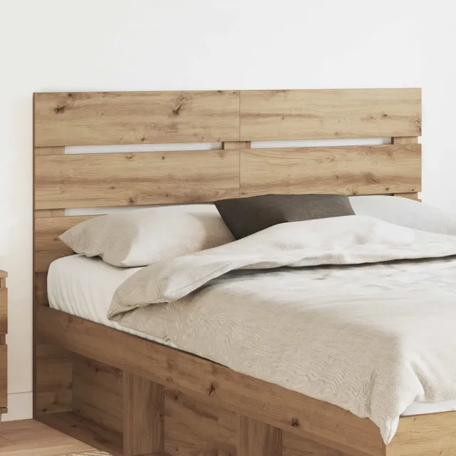 vidaXL Hoofdbord Artisan Eiken Bewerkt hout Bruin