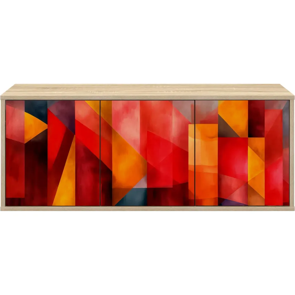 vidaXL Wandgemonteerd tv-meubel HEESCH 102 x 33 x 40 cm Sonoma Eiken, foto 4