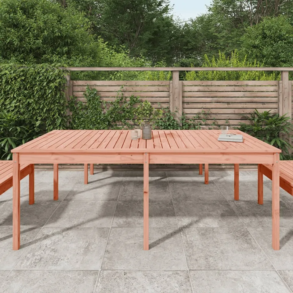 vidaXL Tuintafel 203,5x100x76 cm massief douglashout bruin, foto 2