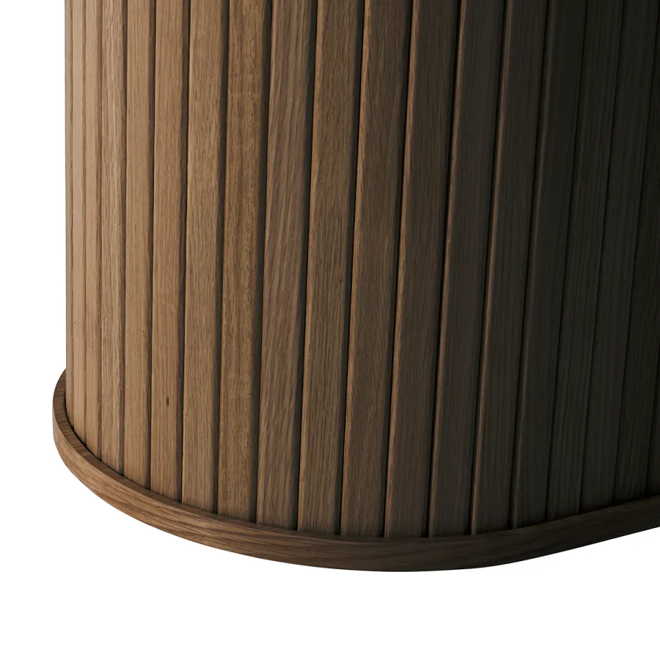 Olivine Lenn houten eettafel ovaal gerookt eiken - 180 x 95 cm, foto 4
