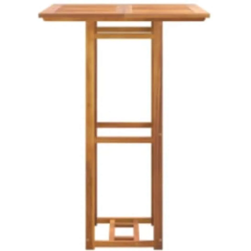 vidaXL Bistrotafel 75x75x110 cm massief acaciahout Bruin