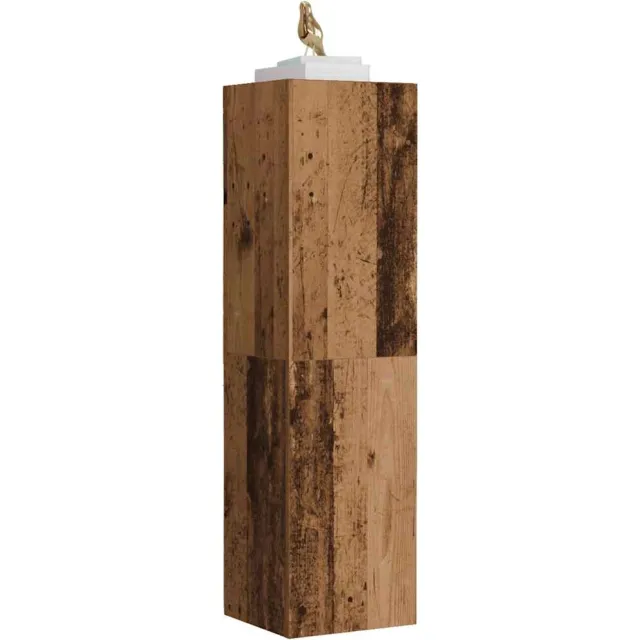 vidaXL Tv-meubel 30,5x30x110 cm bewerkt hout oud houtkleurig Bruin