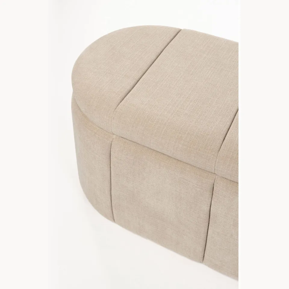 Zuiver Puffy opbergbank beige, foto 7