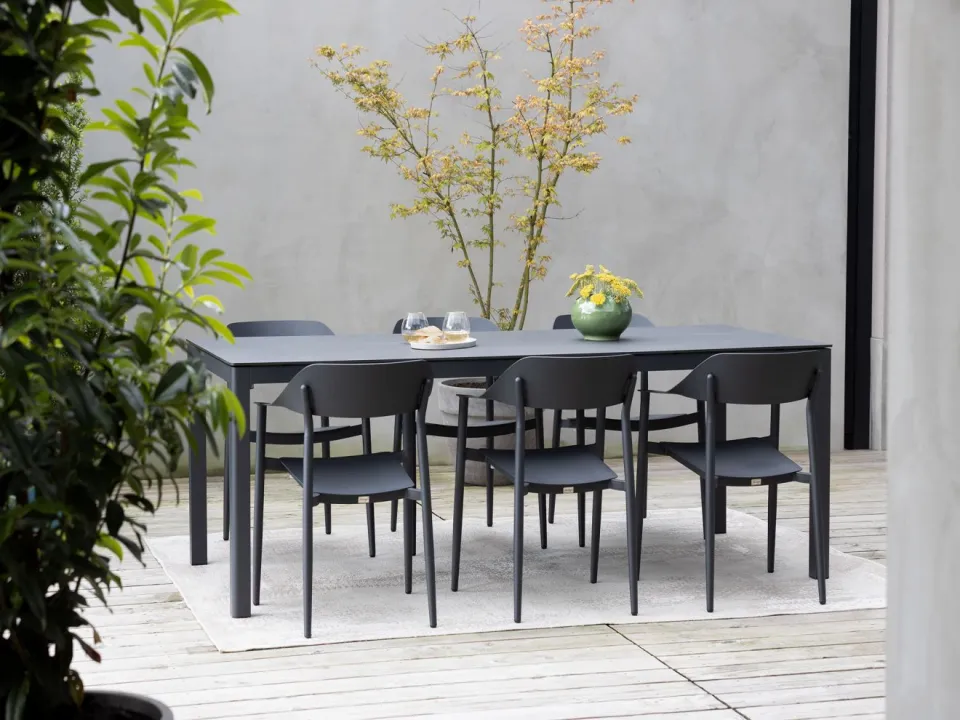 Bellagio tuinmeubelen Bellagio Valli/La Fonte 220cm dining tuinset 7-delig grijs, foto 4