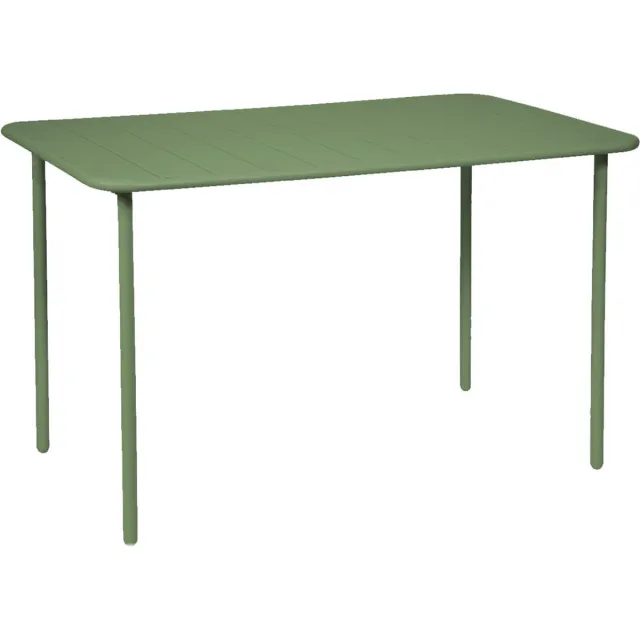 sweeek Tuintafel 4 plaatsen metaal - amélia Groen