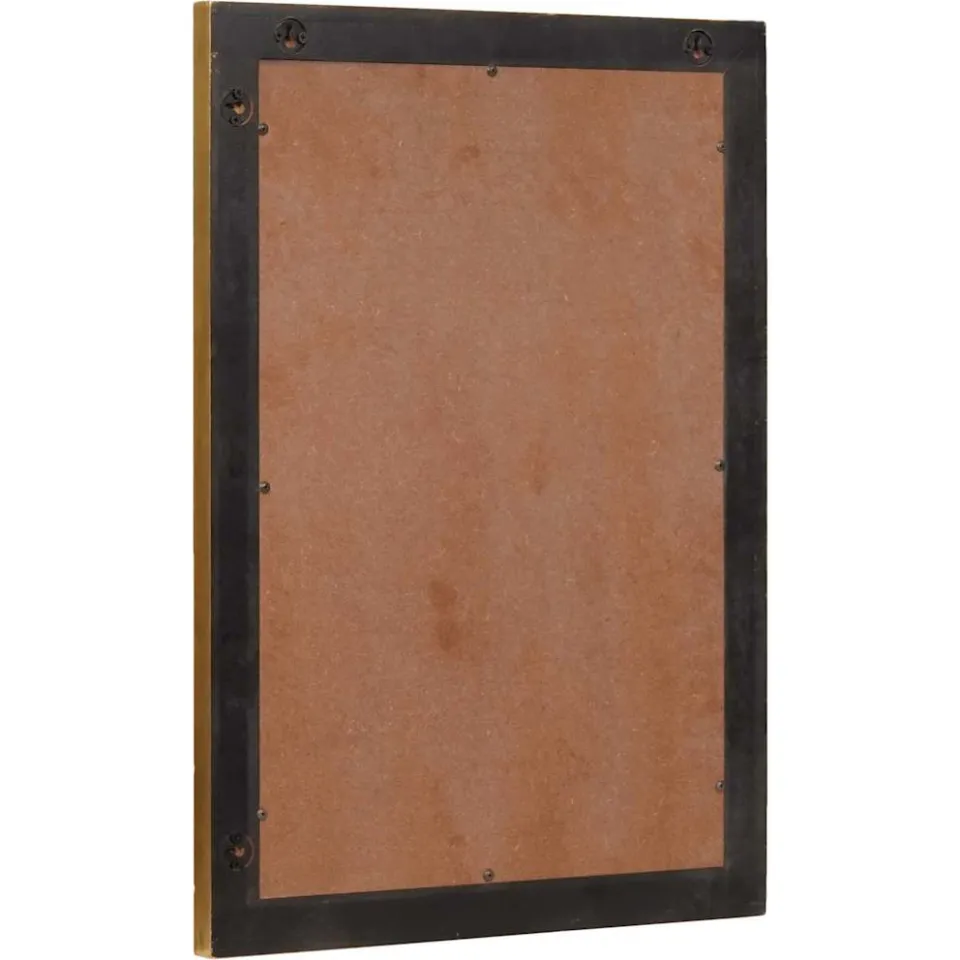 vidaXL Badkamer Spiegel Wandgemonteerd Goud 50 x 2,5 x 70 cm, foto 3