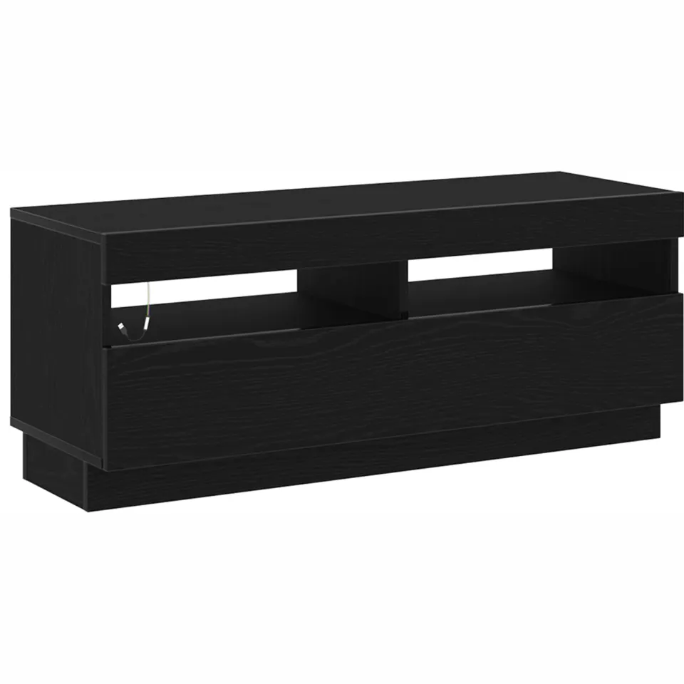 vidaXL Tv-meubelset 2 st Zwart Bewerkt hout, foto 3