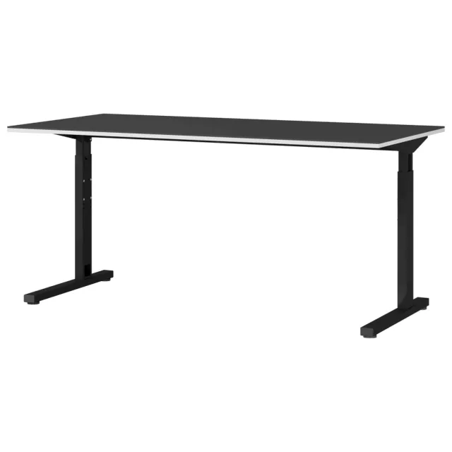 Bureau Discovery Grafiet Grijs 160 cm Grijs | Zwart