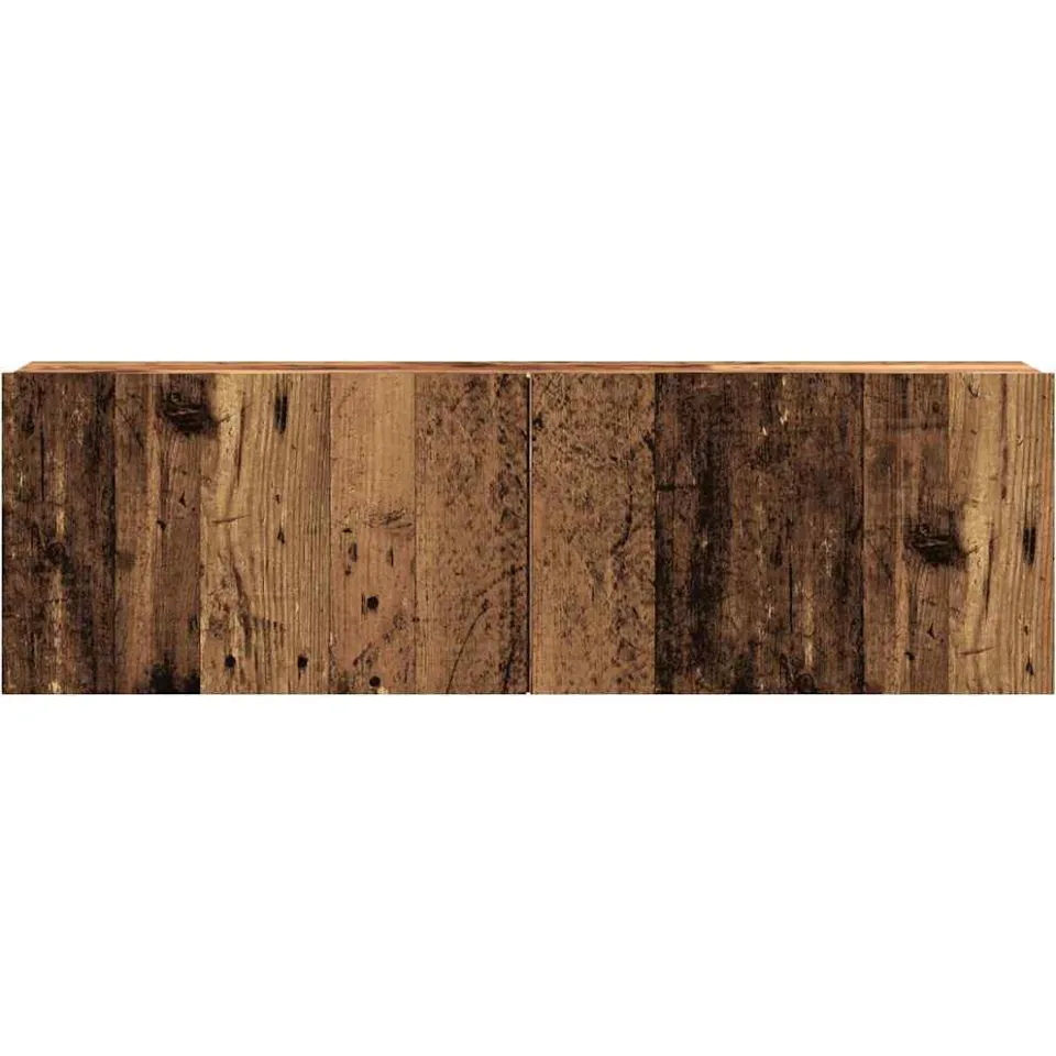 vidaXL Tv-wandmeubel 100x30x30 cm bewerkt hout oud houtkleurig bruin, foto 4