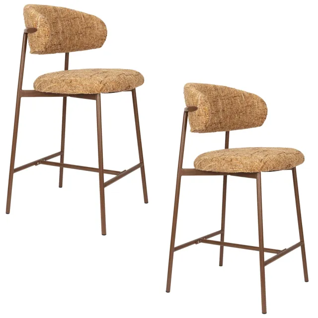Housecraft Living Claes barkruk 65 cm geel