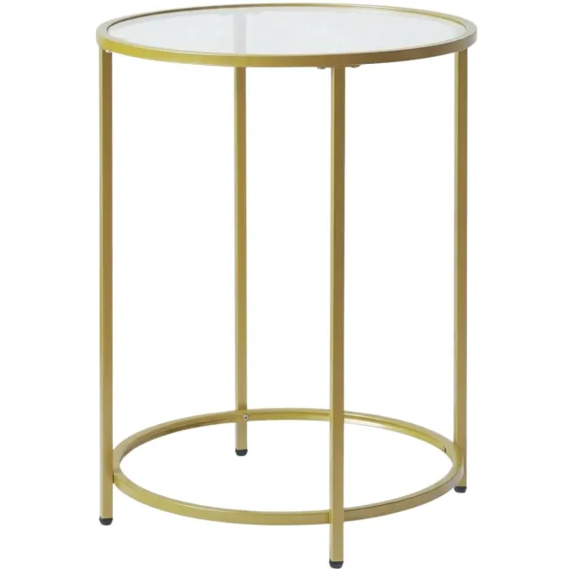 Imperatoris Salontafel - Geschikt voor Woonkamer, Thuiskantoor & Buiten - Stijlvolle Salon Tafel en Sidetable - Goud - 50 x 50 x 65 cm - van Imperatoris