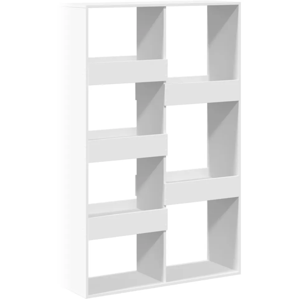 vidaXL Kamerscherm 100x33x155,5 cm bewerkt hout wit, foto 3