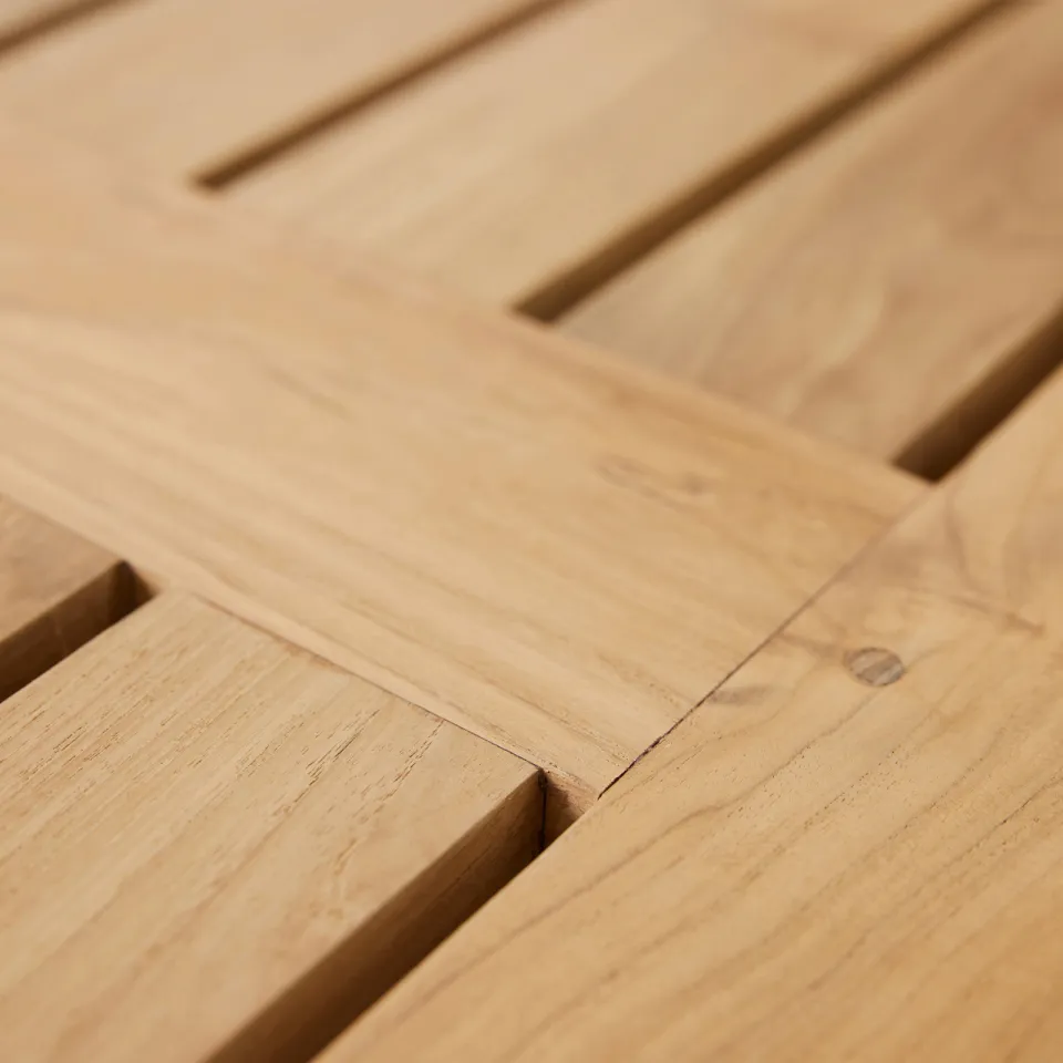 HKLIVING ligbed buiten teak retro, foto 7