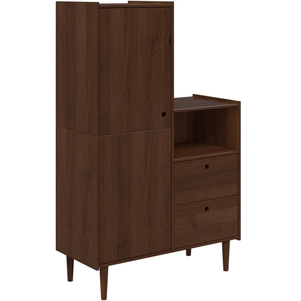 vidaXL Kast BILBAO Caramel 100 x 45 x 160 cm Bruin