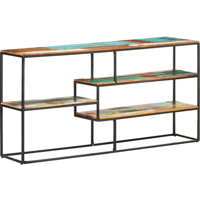 vidaXL Dressoir 150x30x75 cm massief gerecycled hout Bruin