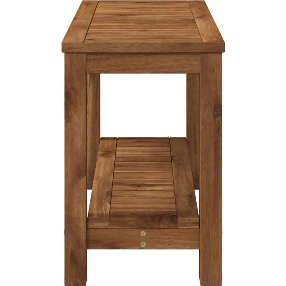 vidaXL Salontafel LAREN Naturel 60,5 x 30 x 45 cm Massief Acaciahout, foto 4