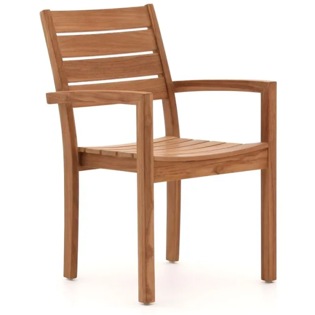 Sunyard Furniture Sunyard Liverpool dining tuinstoel stapelbaar Bruin