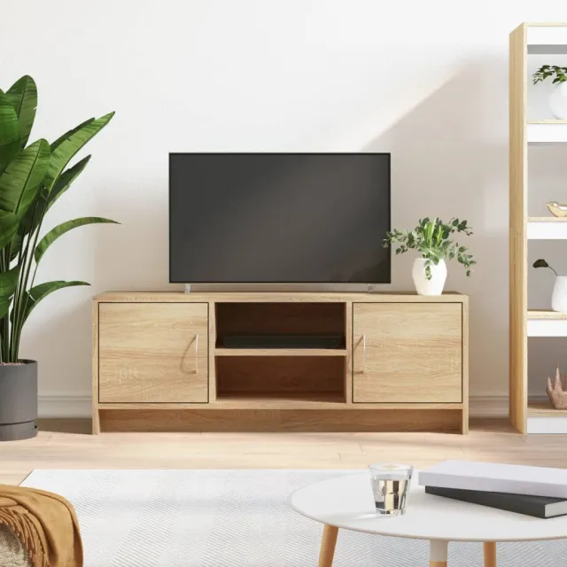 vidaXL Tv-meubel 102x30x37,5 cm bewerkt hout sonoma eikenkleurig, foto 2