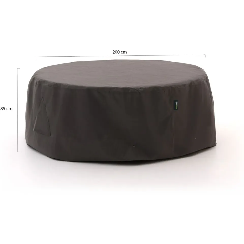 Kees Smit Collectie Kees Smit Tuinmeubelhoes diningset ø 200 (h: 85cm) grijs, foto 2