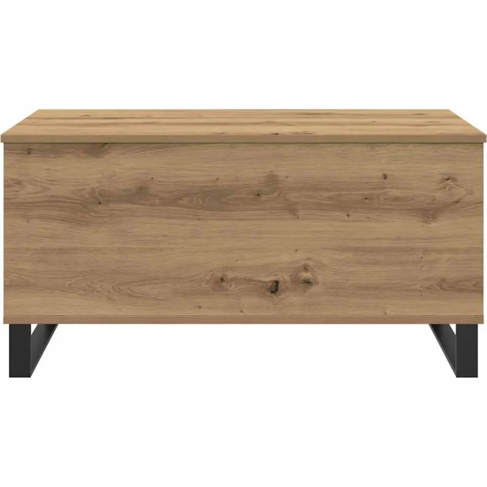 vidaXL Salontafel 90x44,5x45 cm bewerkt hout artisanaal eikenkleurig, foto 4
