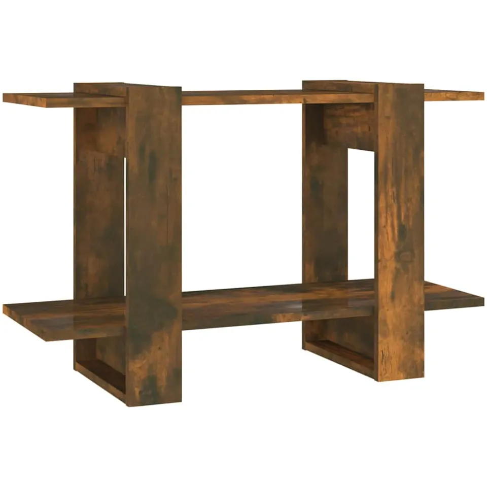 vidaXL Boekenkast/kamerscherm 80x30x51 cm gerookt eikenkleurig Bruin