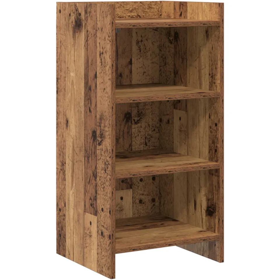 vidaXL Dressoir Oud hout 40 x 36 x 80 cm Bewerkt hout bruin, foto 3