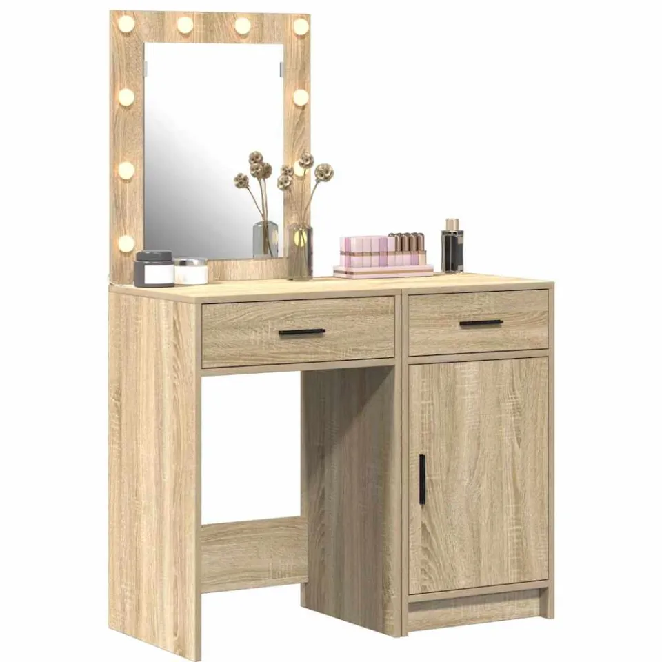 vidaXL Plafondtafel 2 st Bruin 50 x 41 x 135 cm Bewerkt hout