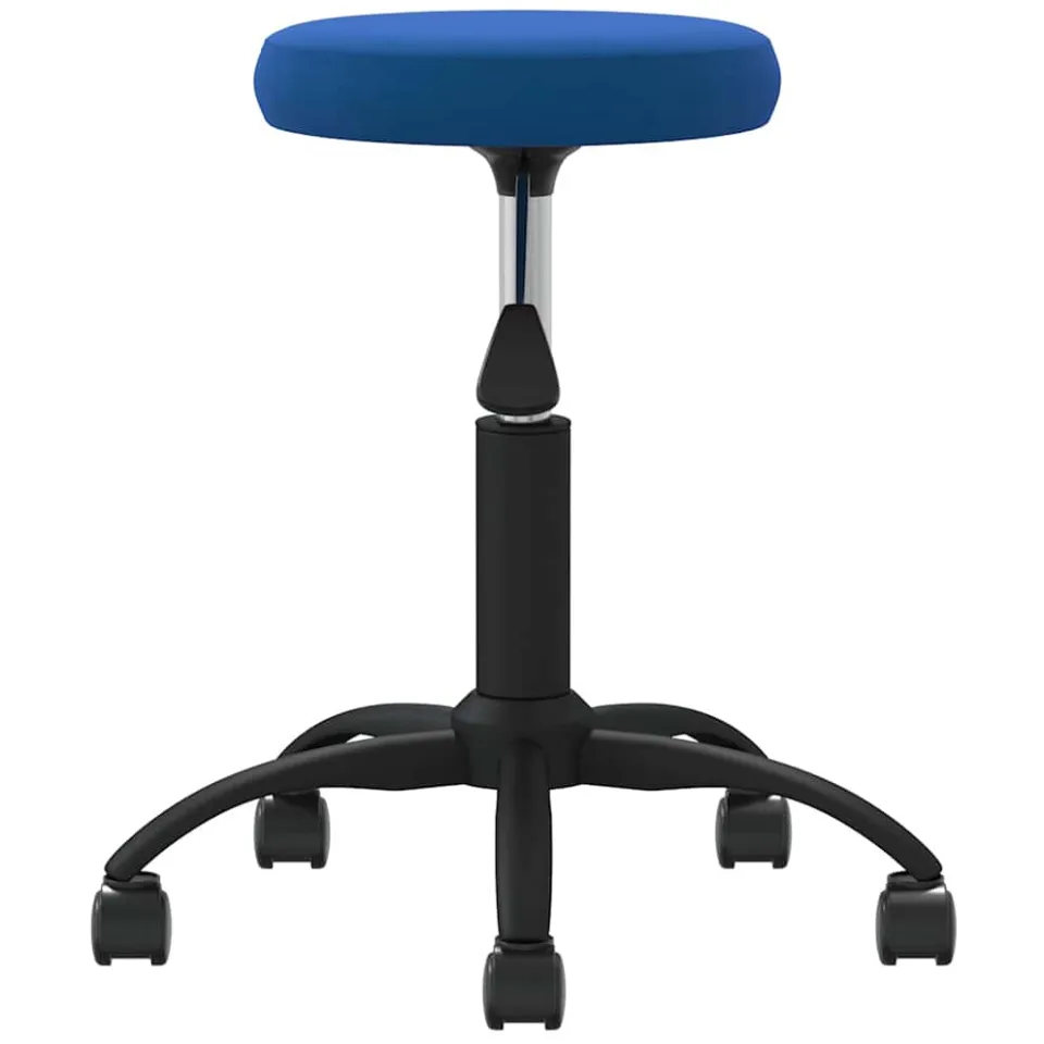 vidaXL Eetkamerstoel fluweel blauw, foto 3