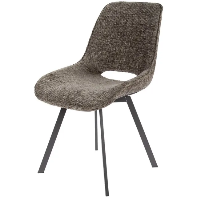 Industrieel In Huis Luxe Eetkamerstoel Draaibaar Set van 4 - Eetkamer Stoelen - Industriële Stoel - Eetafelstoel / Keukenstoel - Eetgroep voor 4 personen - Eetstoelen 4 set - Eet Stoelen Antraciet