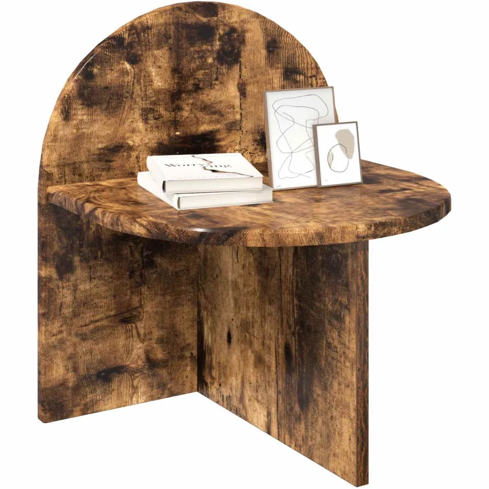 vidaXL Nachtkastje Gerookte Eik 40 x 35,5 x 45,5 cm Geconstrueerd hout Bruin