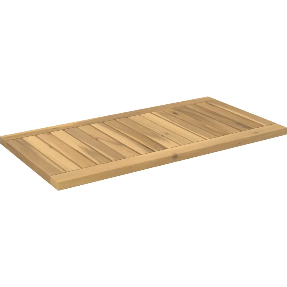 vidaXL Tafelblad 68,5 x 35 x 2 cm Rechthoekig Massief Acaciahout Bruin