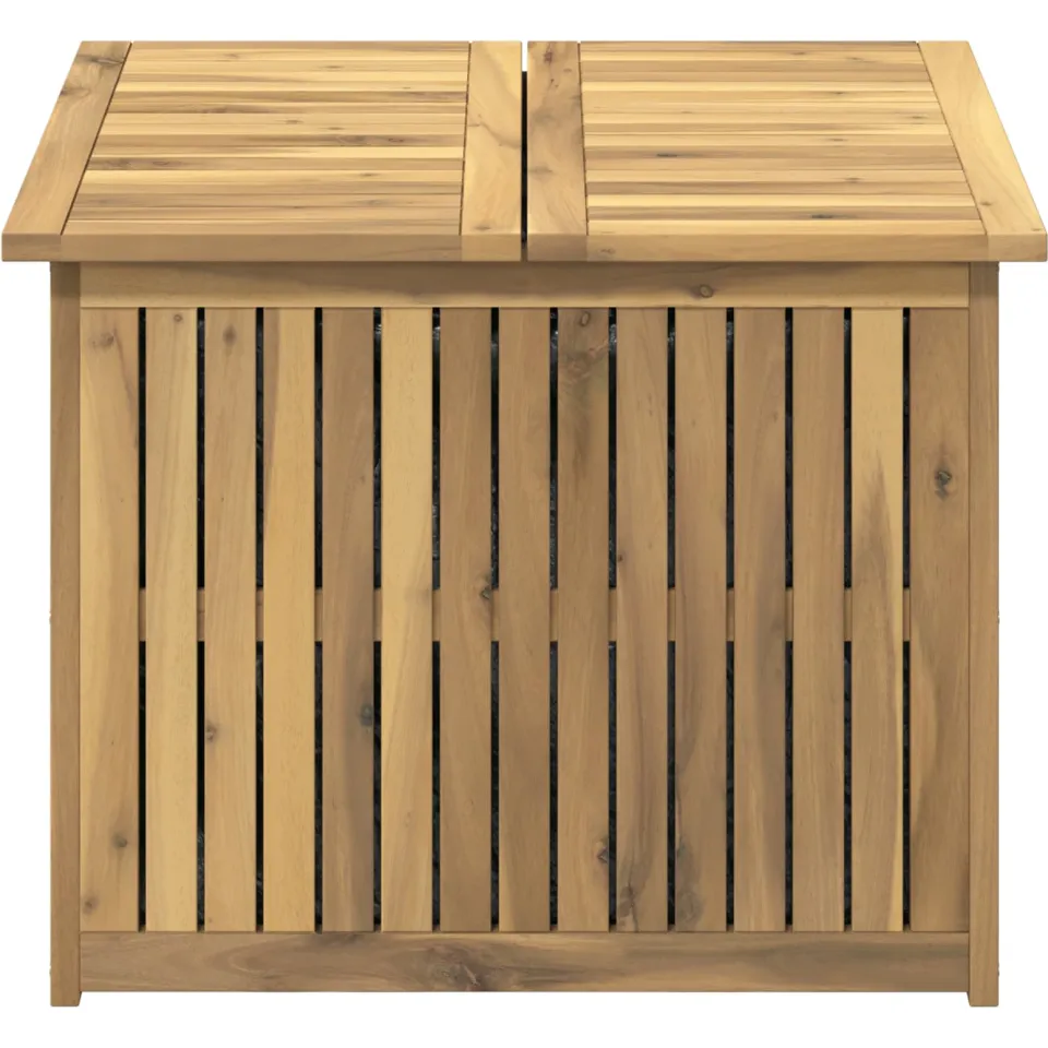 vidaXL Tuinopslagdoos Massief Acaciahout 70,5 x 68,5 x 53,5 cm bruin, foto 4