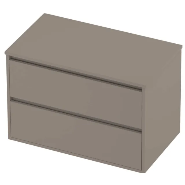 Proline Deck Badmeubelset Greeploos Symmetrisch Kader 80x46x54 cm Clay Beige