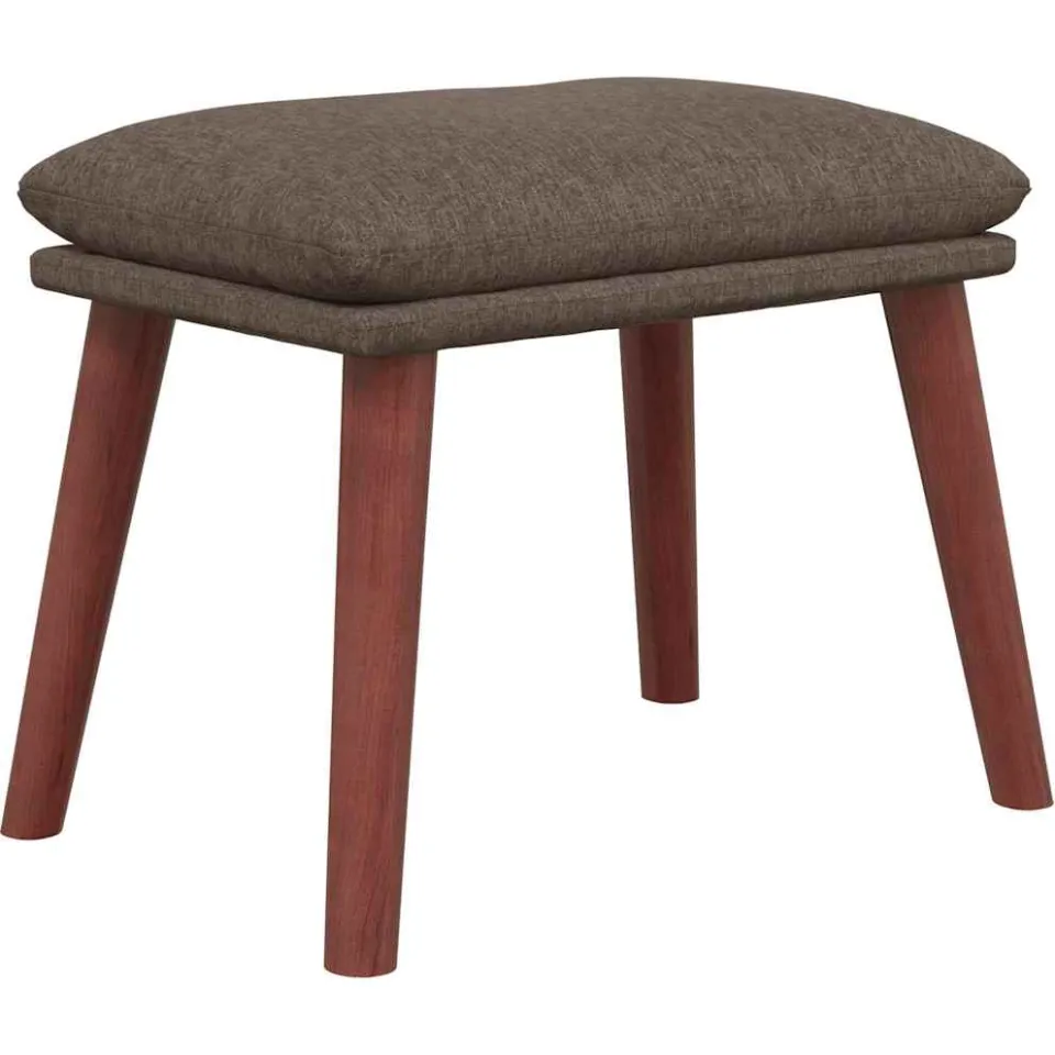 vidaXL Voetenbank 45x29,5x35 cm stof taupe, foto 3