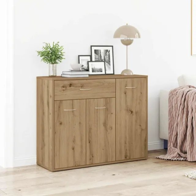 vidaXL Dressoir ambachtelijk spaanplaat hout ambachtelijk eikenkleurig, foto 2