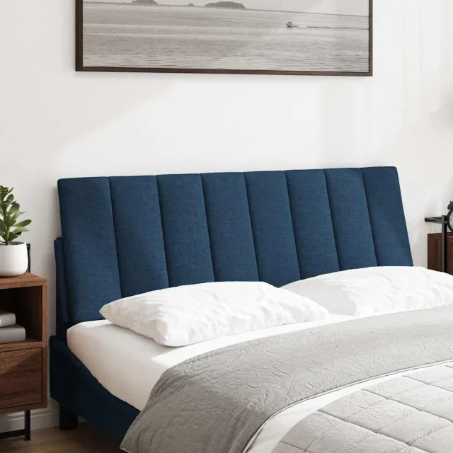vidaXL Hoofdbordkussen "Hanko" 140 cm stof blauw