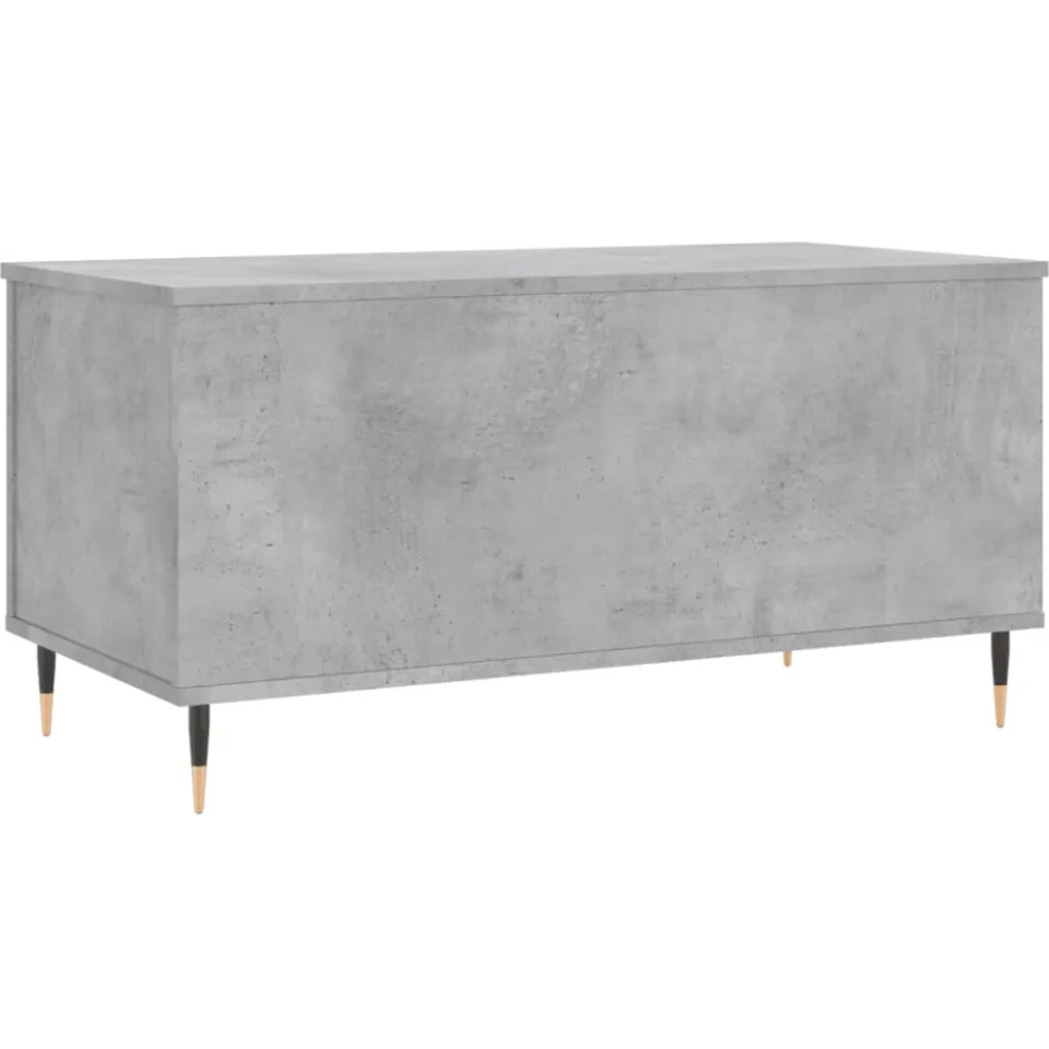 vidaXL Salontafel 90x44,5x45 cm bewerkt hout betongrijs