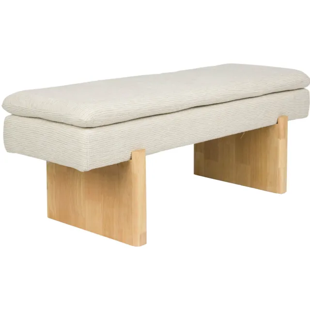 Housecraft Living Jappo bankje crème grijs
