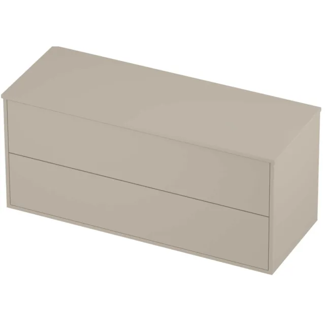 Proline Deck Badmeubelset Voor Grepen Symmetrisch Kader 2 Laden 120x46x54 cm Soft Linen Beige