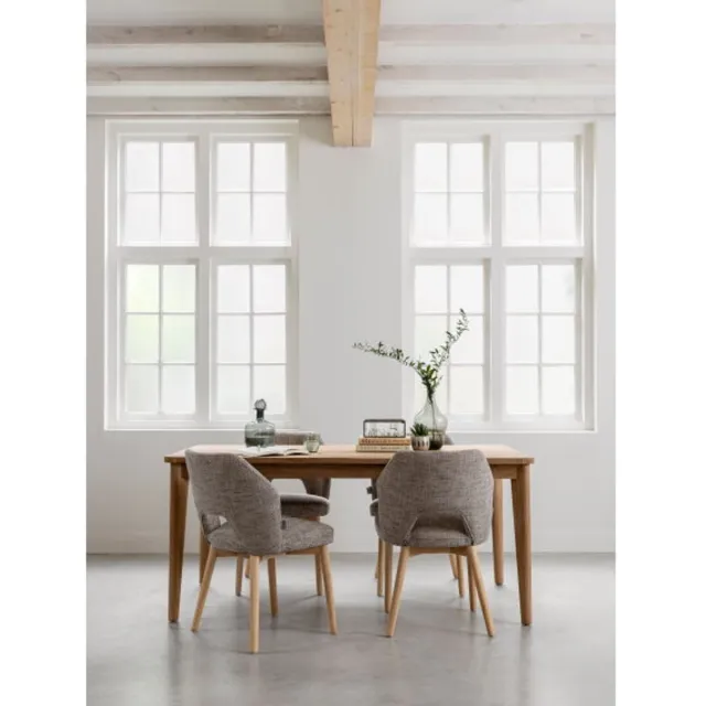 DTP Home Apollo eettafel rechthoekig teakhout naturel - 170 x 90 x 76 cm