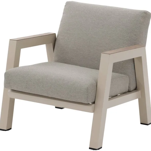 Hespéride Aluminium tuinstoel AXIOME Argile